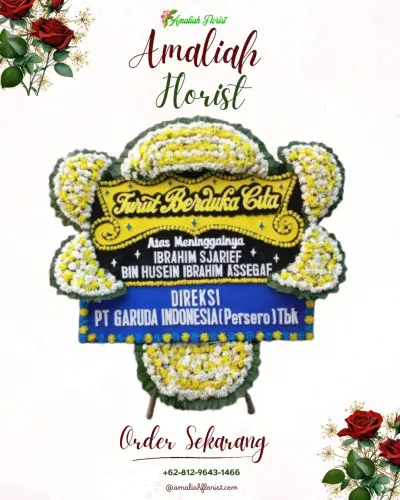 Papan Bunga Duka di Cidadap