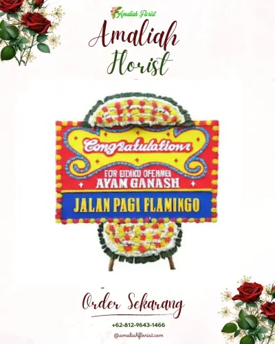 Bunga Papan Congratulation di Cidadap